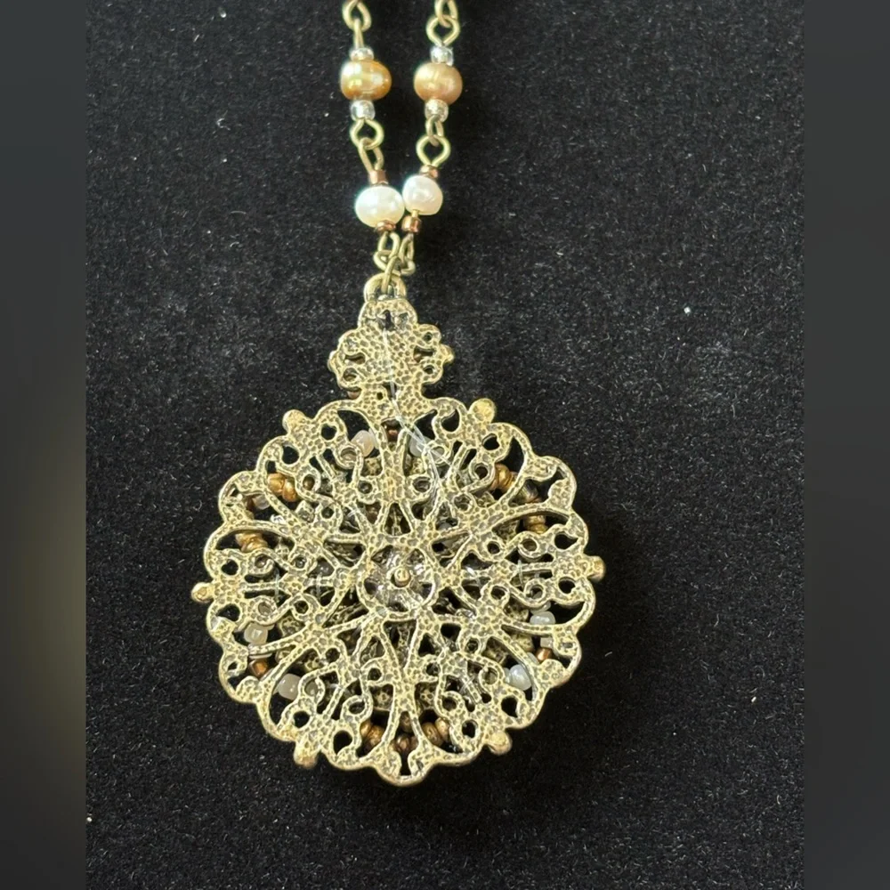 Cookie Lee- vintage necklace. 12” - Picture 6 of 6